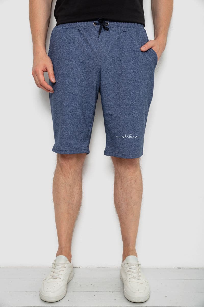 Шорти чоловічі, колір джинс, 241R1622-1 - зображення 1