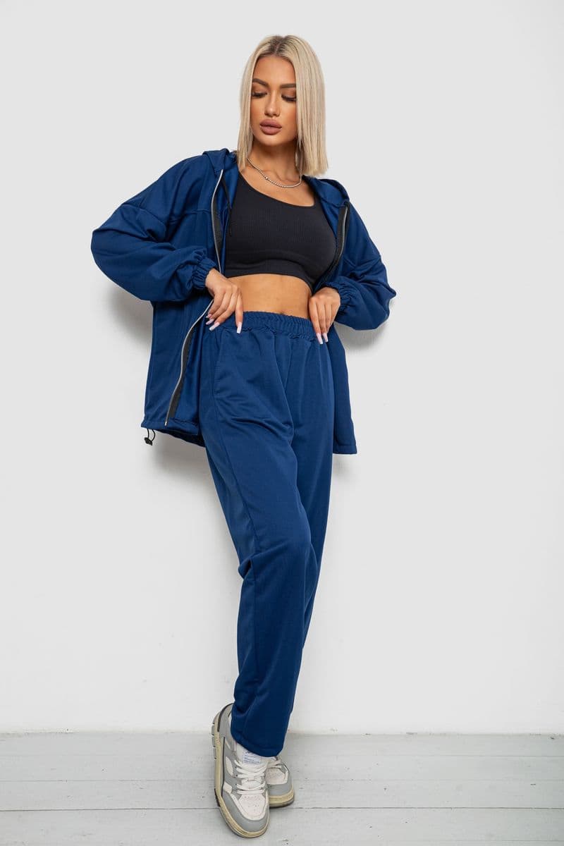 Спортивний костюм жіночий, колір синій, 238R114-2 - зображення 1