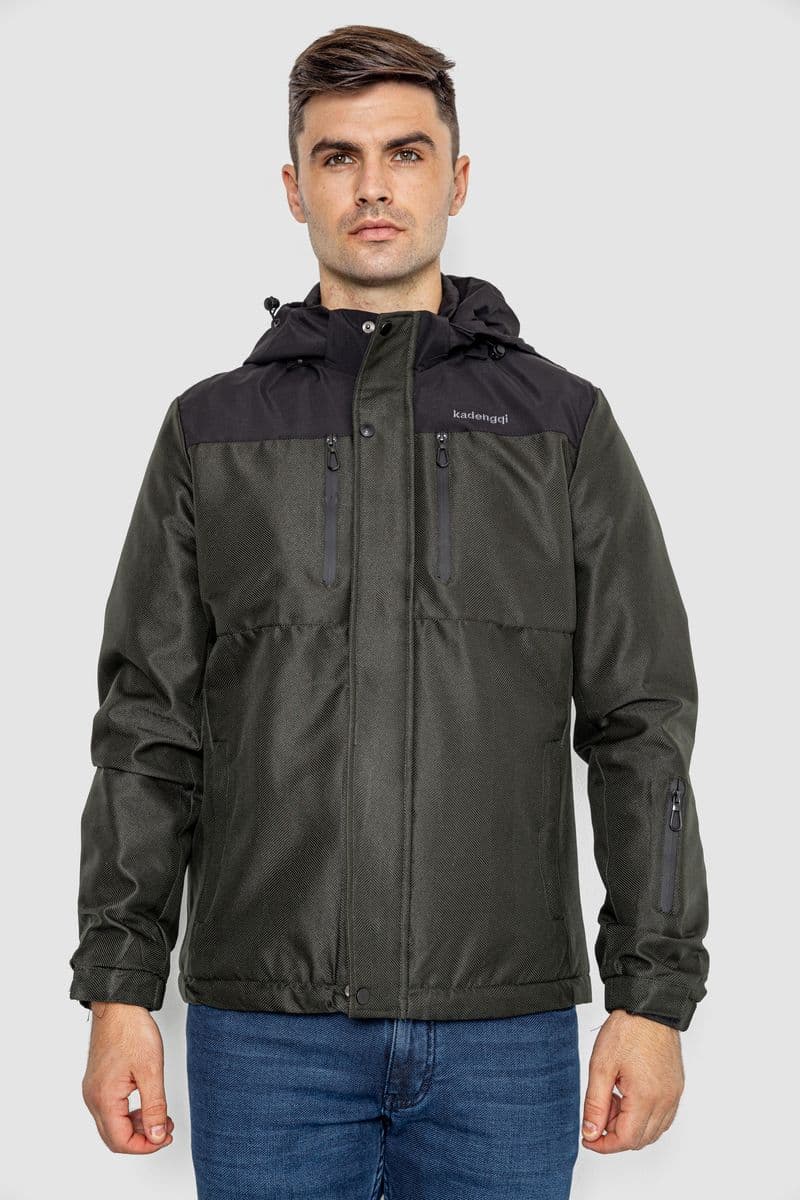 Куртка чоловіча демісезонна, колір хакі, 214R22013 - зображення 1