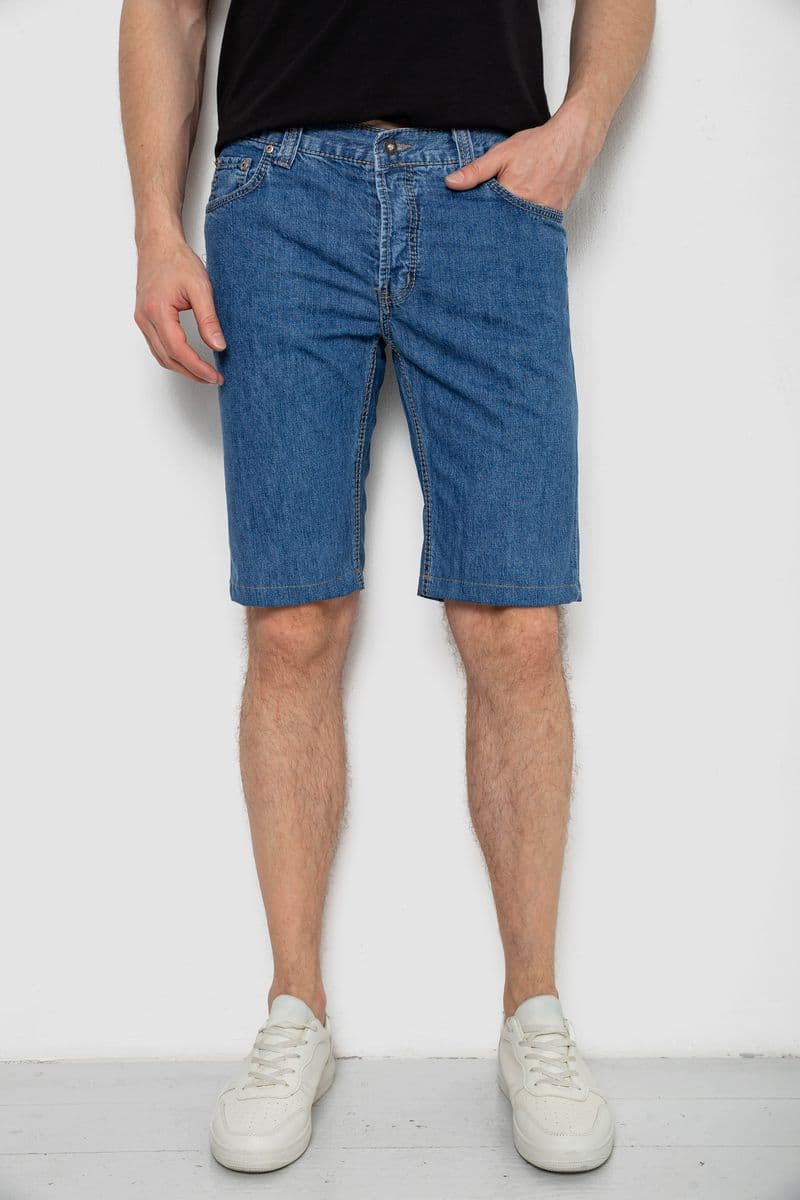 Шорти чоловічі джинсові, колір синій, 238R2025 - зображення 1