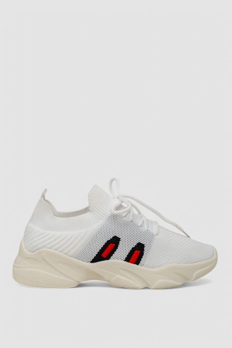 Кросівки жіночі текстильні, колір білий, 244R232K - зображення 1