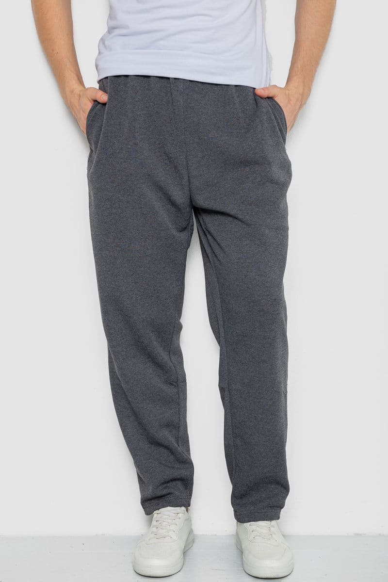 Спортивні штани чоловічі, колір темно-сірий, 244R3849 - зображення 1