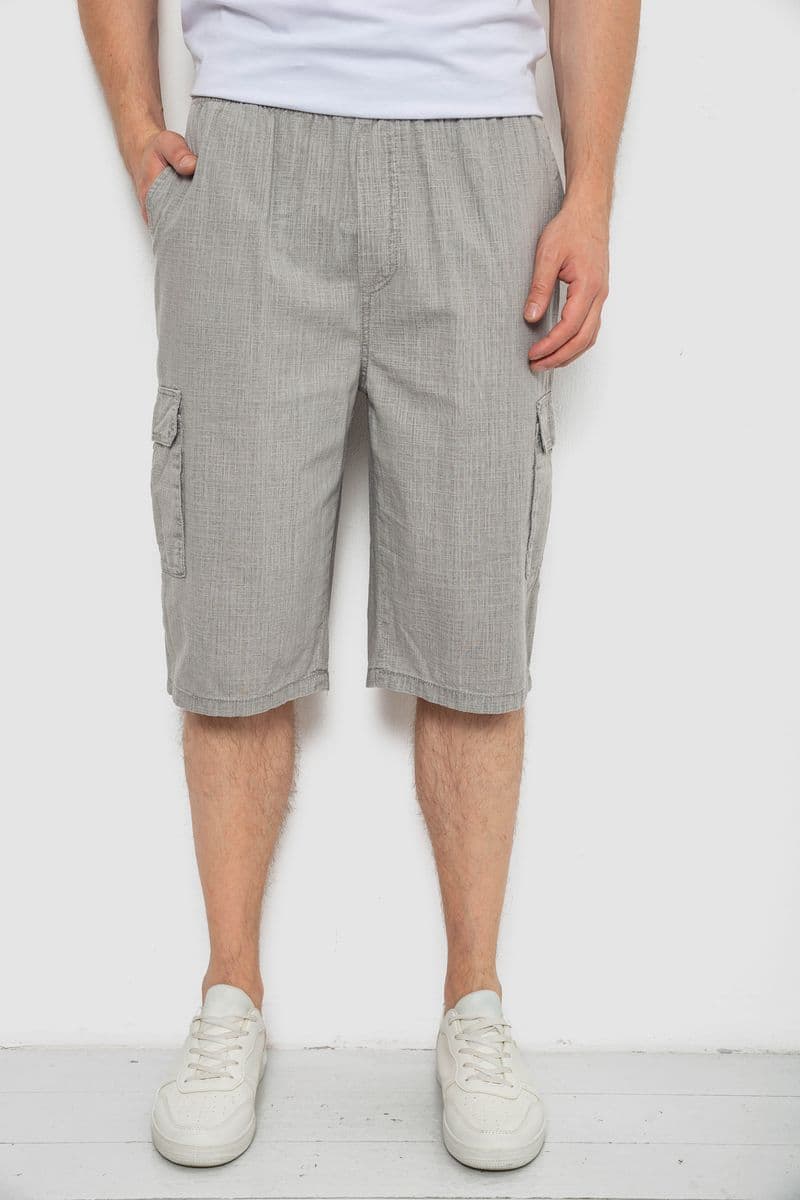 Шорти чоловічі, колір сірий, 244RB4 - зображення 1