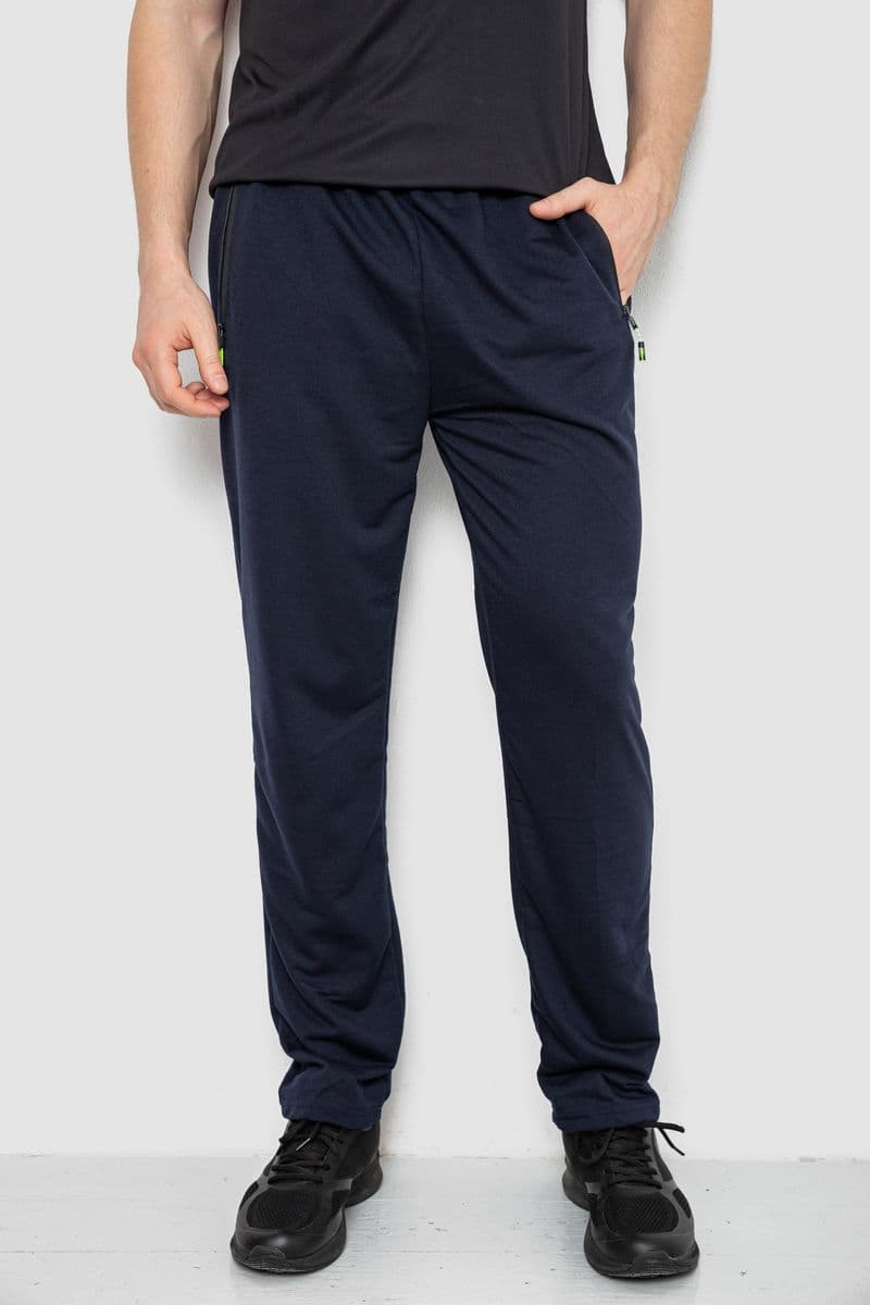 Спорт штани чоловічі, колір темно-синій, 244RY-418 - зображення 1