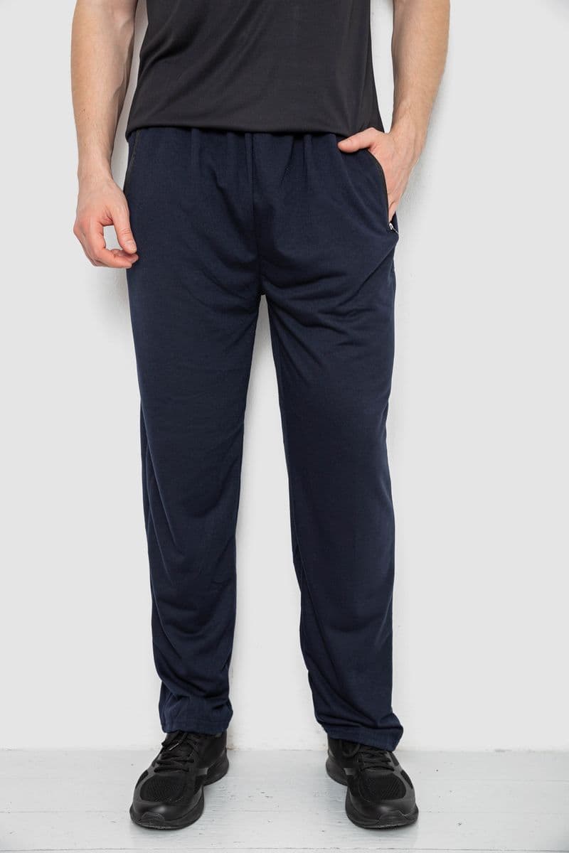 Спорт штани чоловічі, колір темно-синій, 244R41250 - зображення 1
