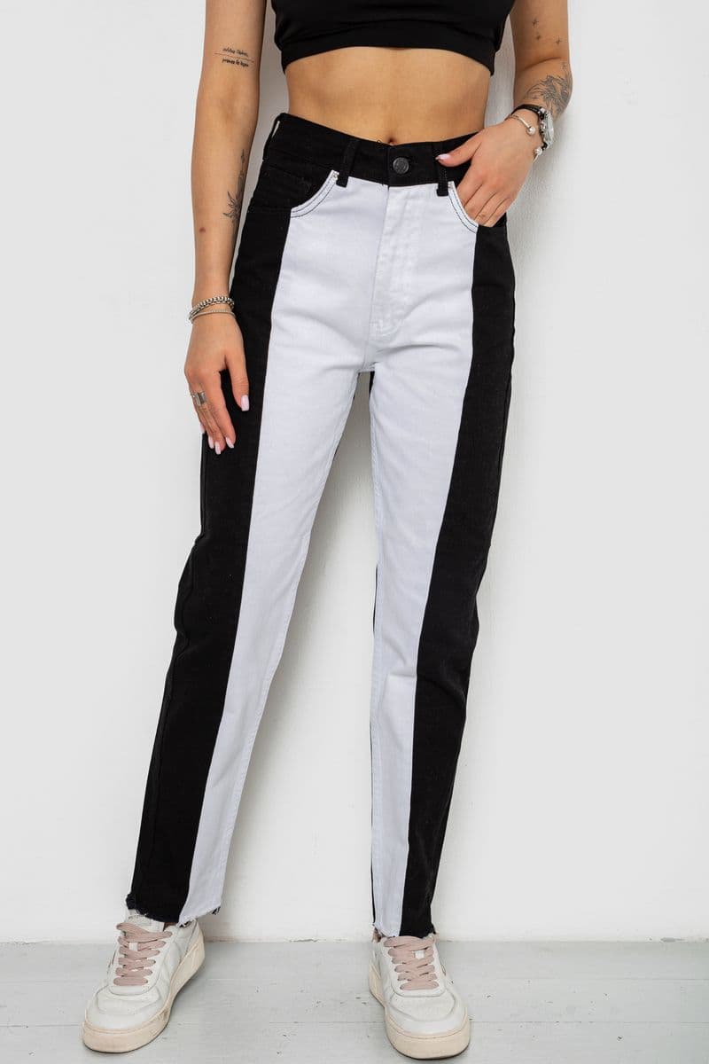 Джинси жіночі, колір чорний, 182R1935S21 - зображення 1