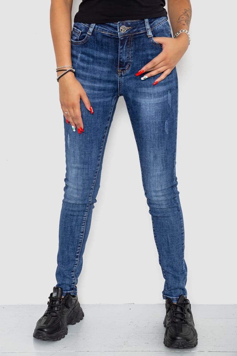 Джинси жіночі, колір синій, 250R5330 - зображення 1