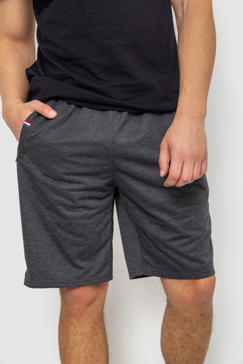Шорти чоловічі, колір темно-сірий, 244R6369 - зображення 1