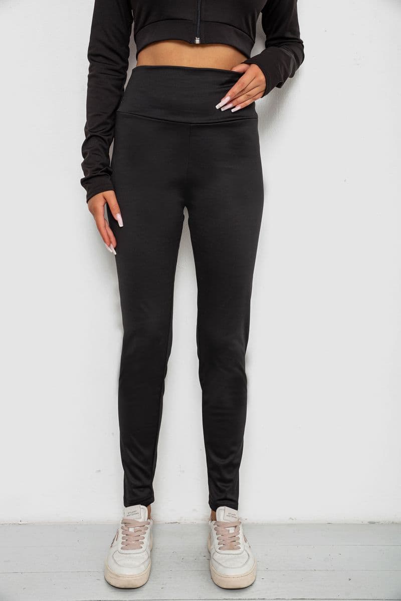 Лосини однотонні, колір чорний, 238R58650 - зображення 1