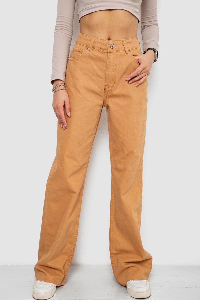 Джинси жіночі, колір бежевий, 250R1077 - зображення 1