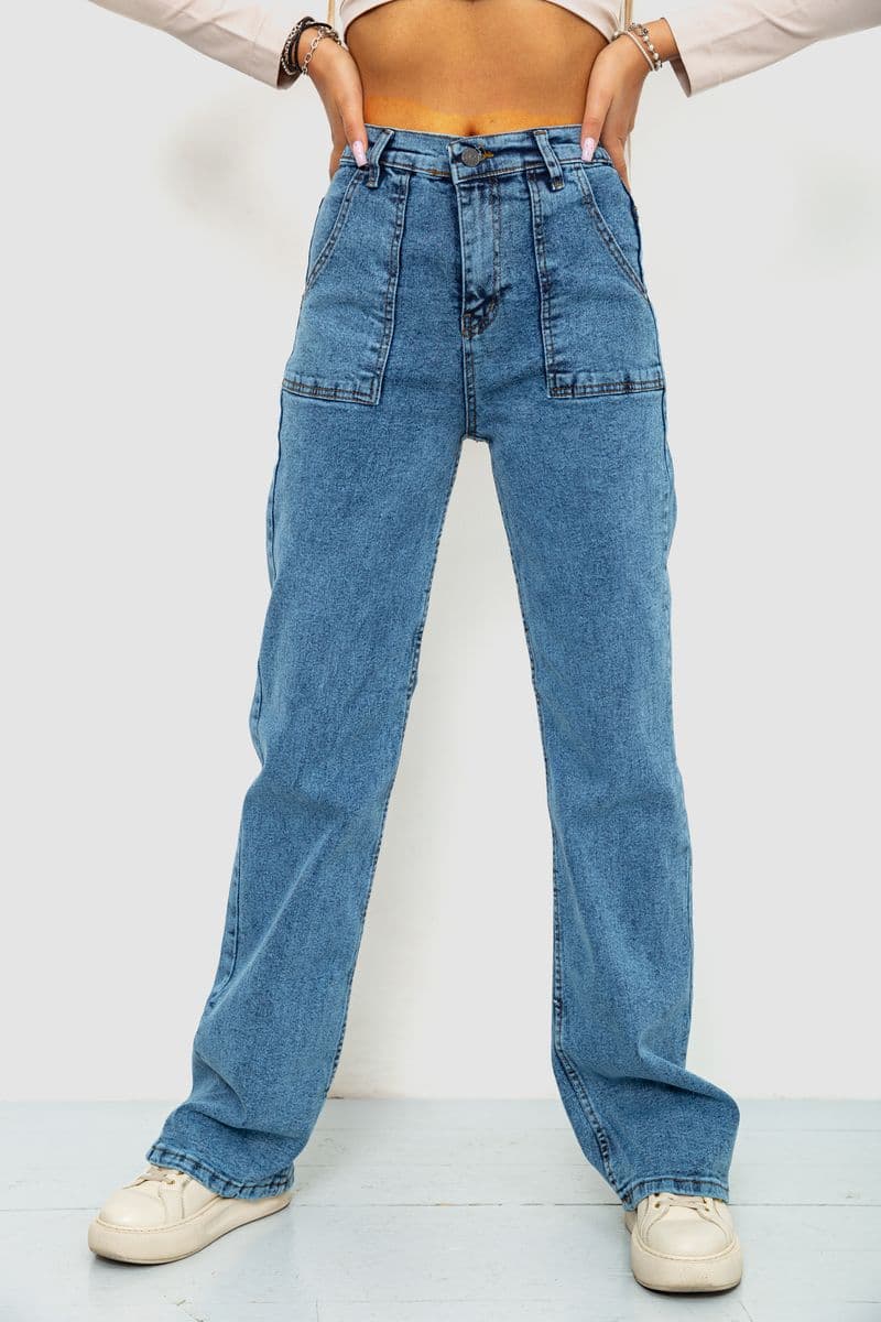 Джинси жіночі, колір синій, 244R413-2017 - зображення 1