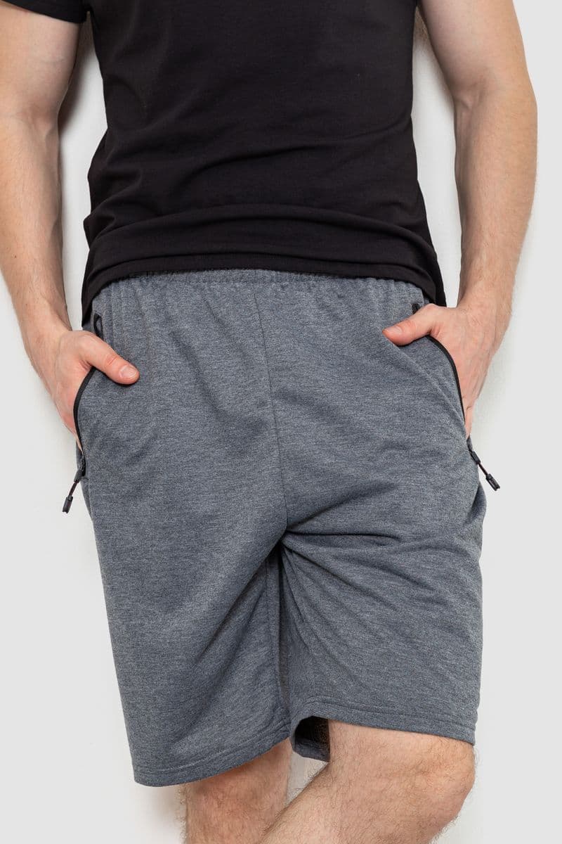 Шорти чоловічі, колір сірий, 244R6646 - зображення 1