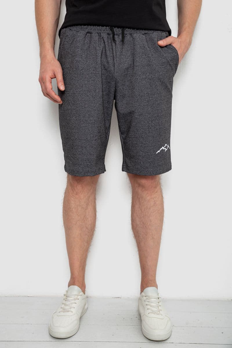 Шорти чоловічі, колір грифельний, 241R16222 - зображення 1