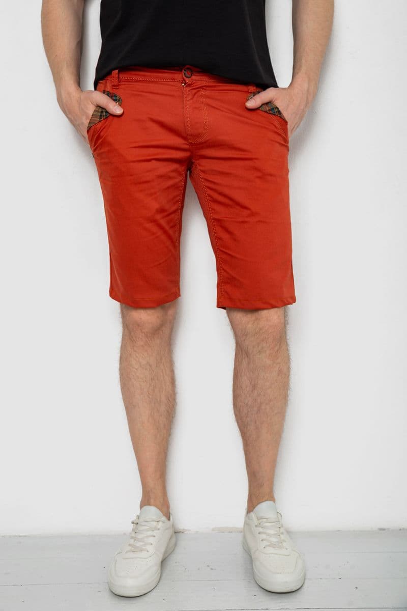 Шорти чоловічі, колір теракотовий, 238R2472 - зображення 1