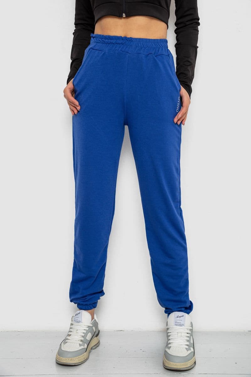 Спортивні штани жіночі, колір синій, 238R325 - зображення 1