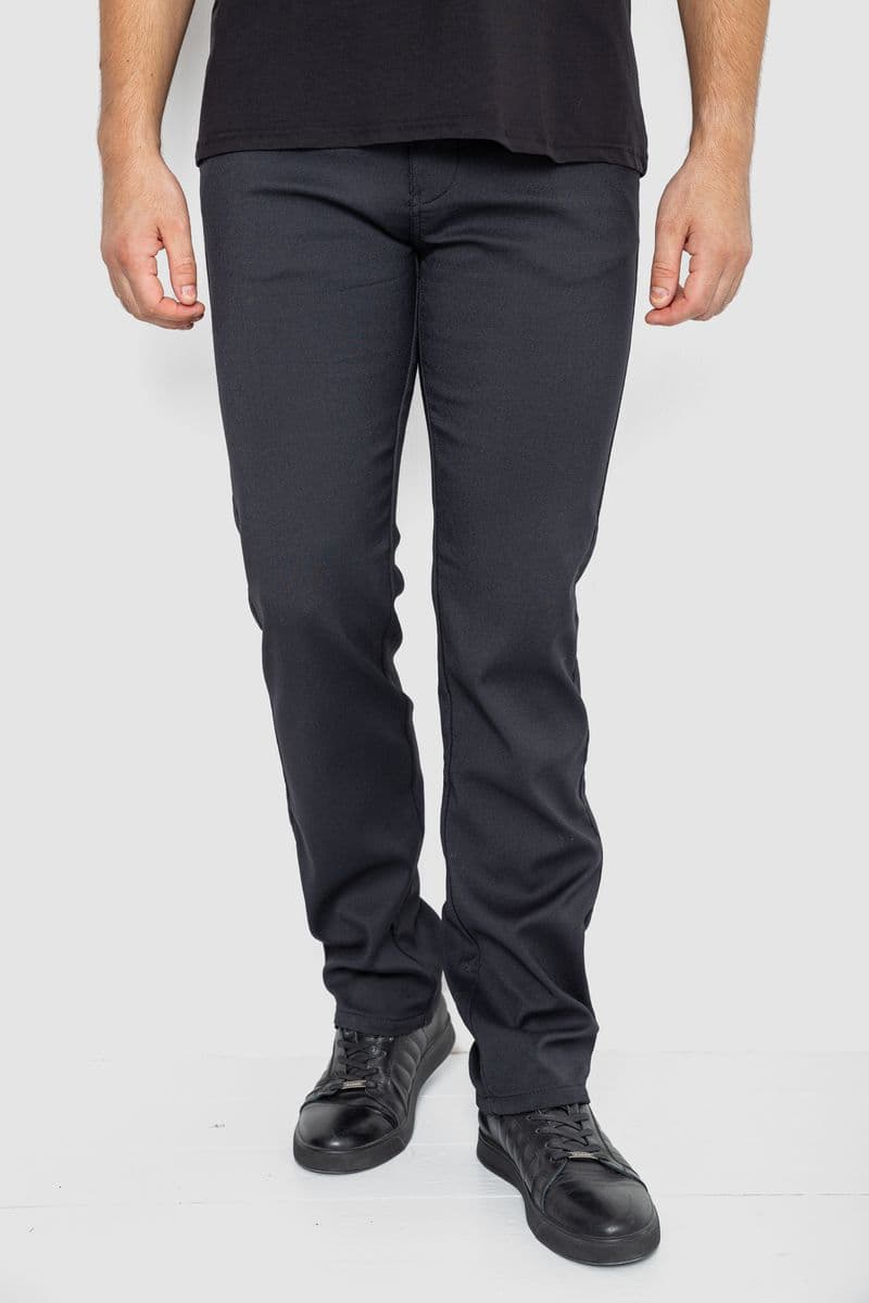 Штани класичні чоловічі, колір чорний, 244RFH313-1 - зображення 1