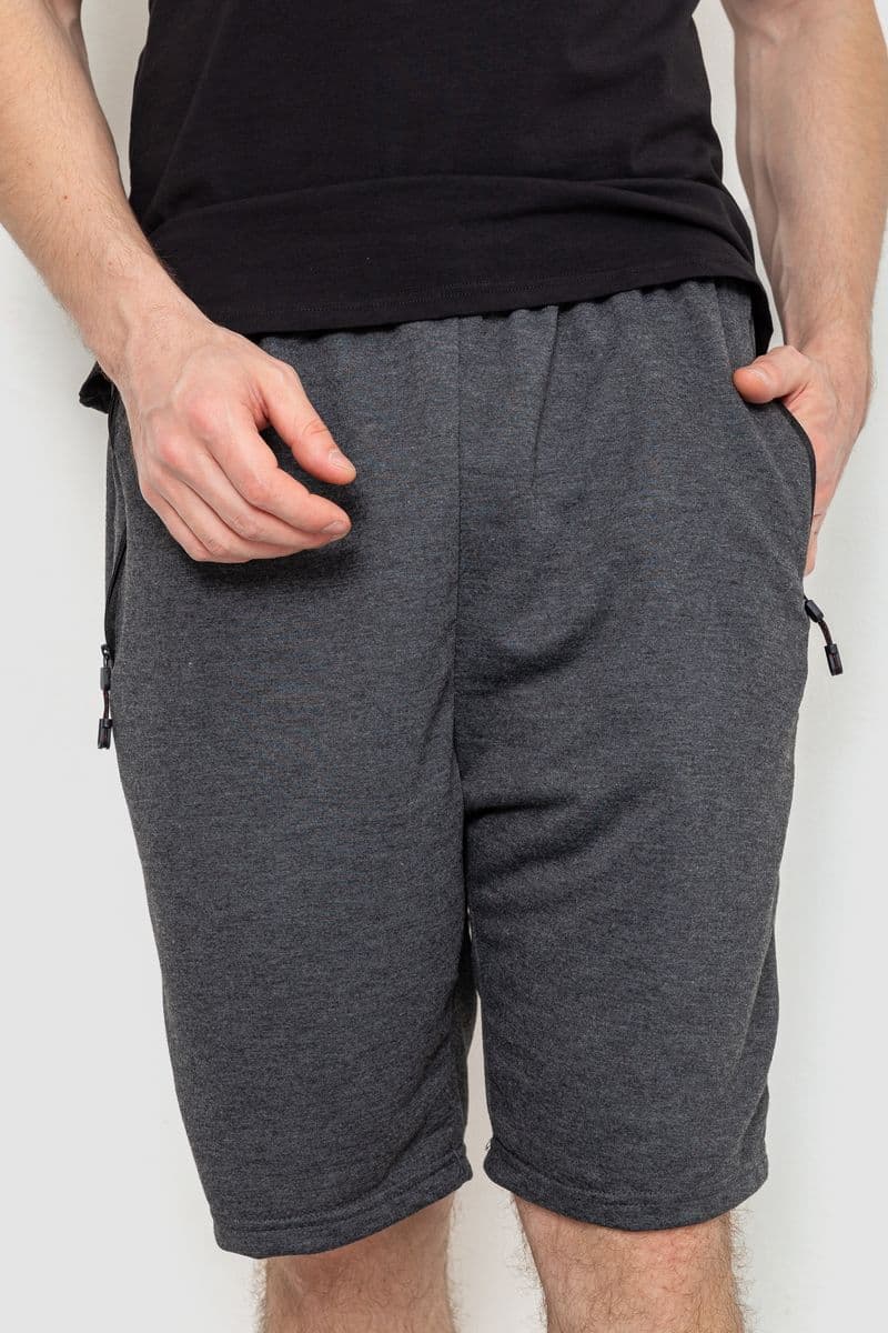 Шорти чоловічі, колір темно-сірий, 244R6646 - зображення 1