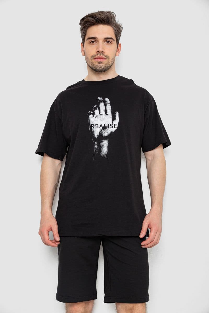 Костюм чоловічий повсякденний, колір чорний, 238R1575 - зображення 1