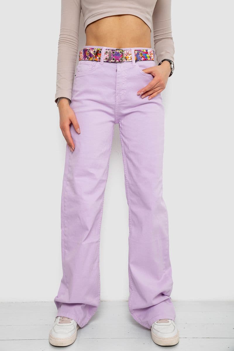 Джинси жіночі, колір бузковий, 250R00160 - зображення 1