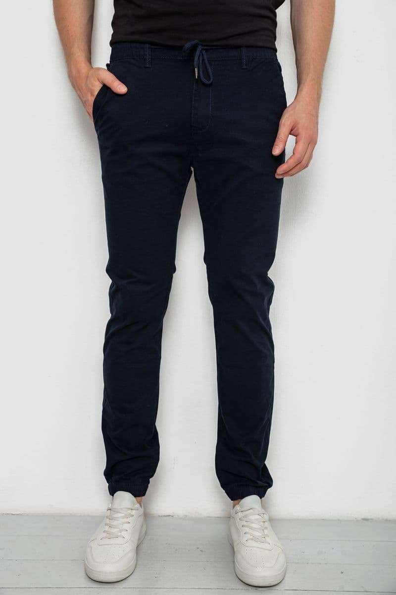 Джоггери чоловічі, колір темно-синій, 244RTE916 - зображення 1