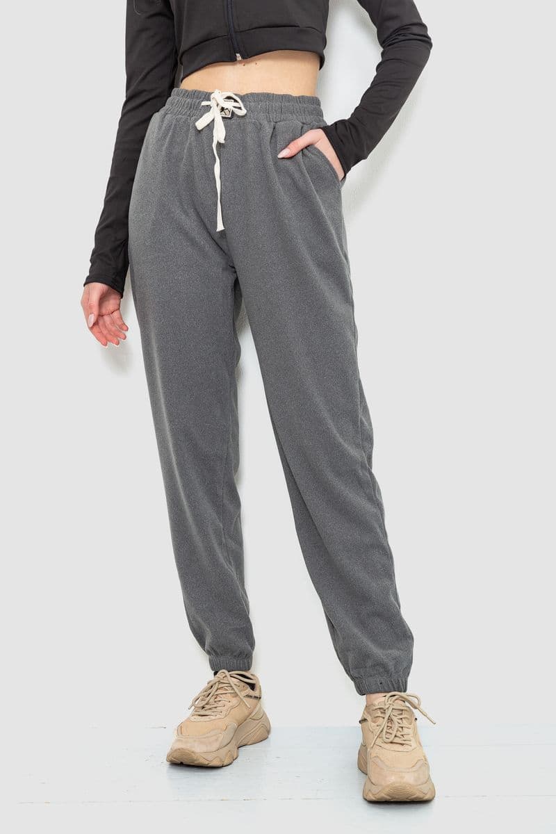 Штани жіночі, колір сірий, 244R18319 - зображення 1