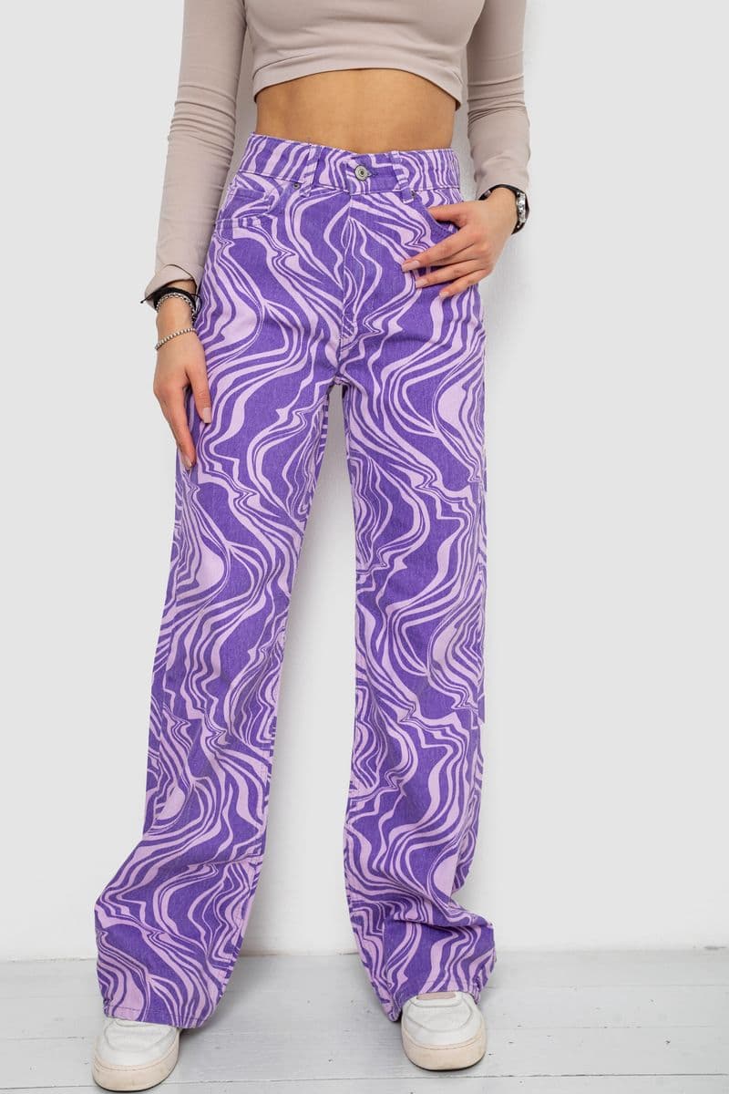 Джинси жіночі, колір бузковий, 250R1145 - зображення 1