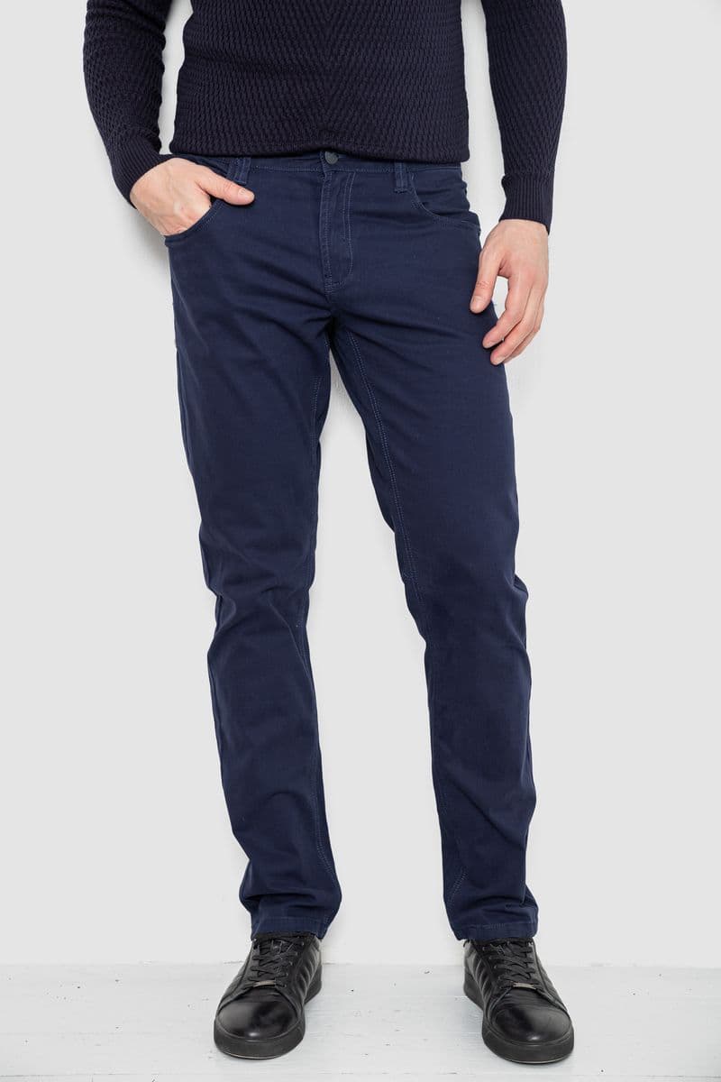 Штани чоловічі, колір синій, 244RW-041 - зображення 1
