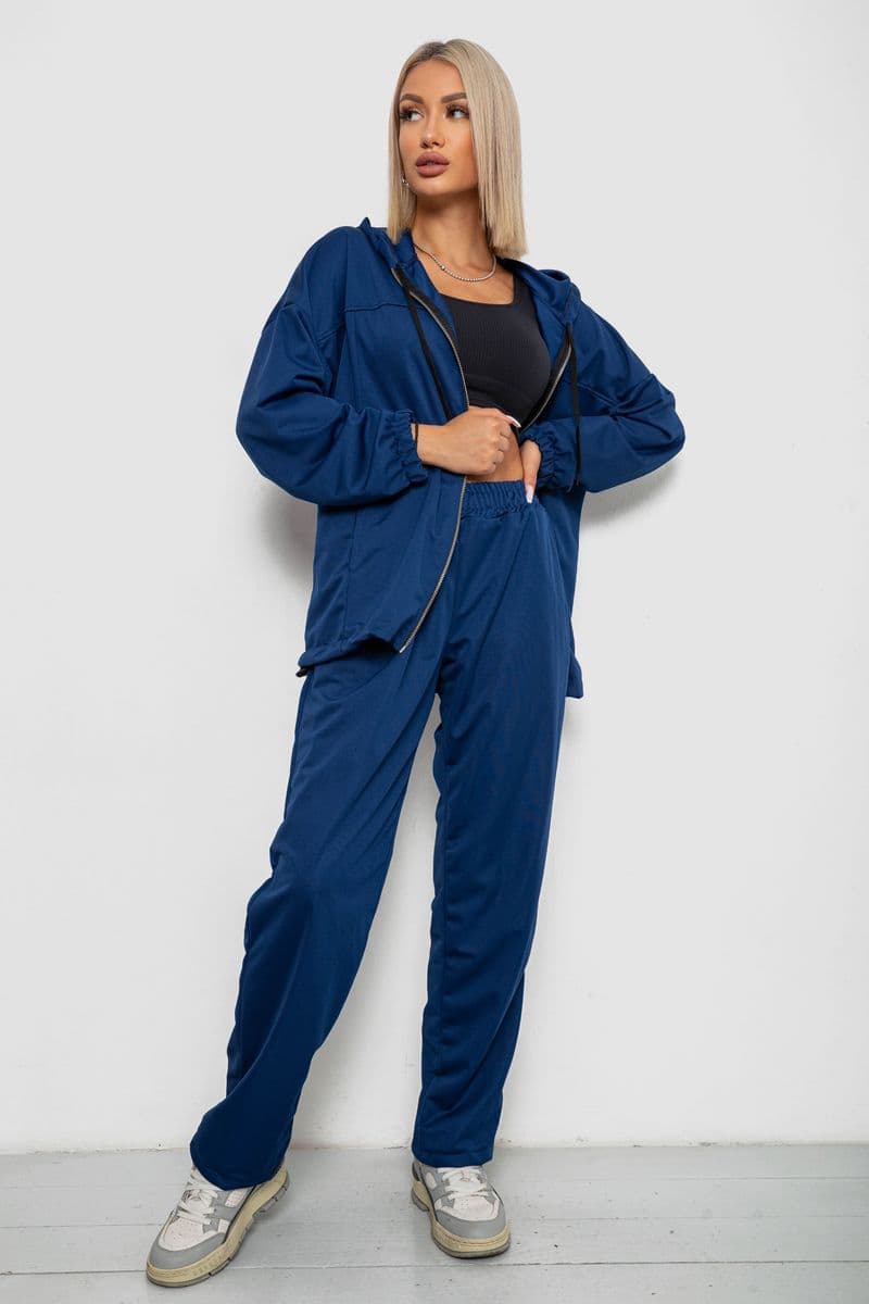 Спортивний костюм жіночий, колір синій, 238R114-1 - зображення 1