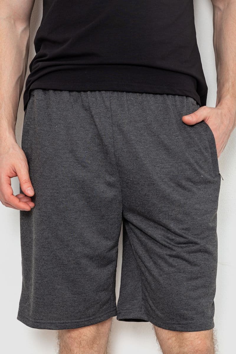 Шорти чоловічі, колір темно-сірий, 244R6381 - зображення 1