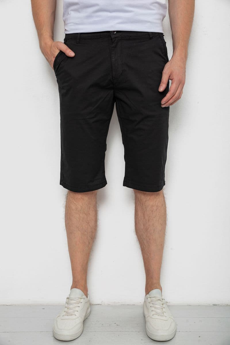 Шорти чоловічі, колір чорний, 244RLS24-0177 - зображення 1