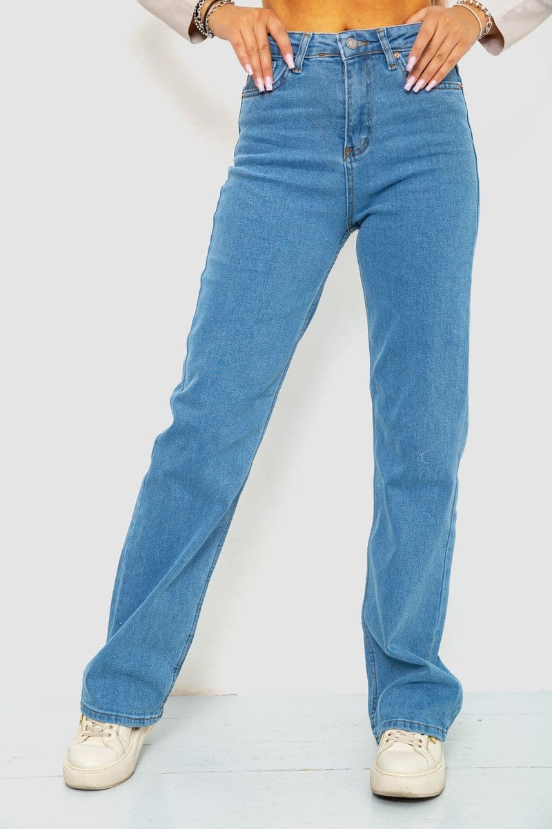 Джинси жіночі, колір блакитний, 244R410-2022 - зображення 1