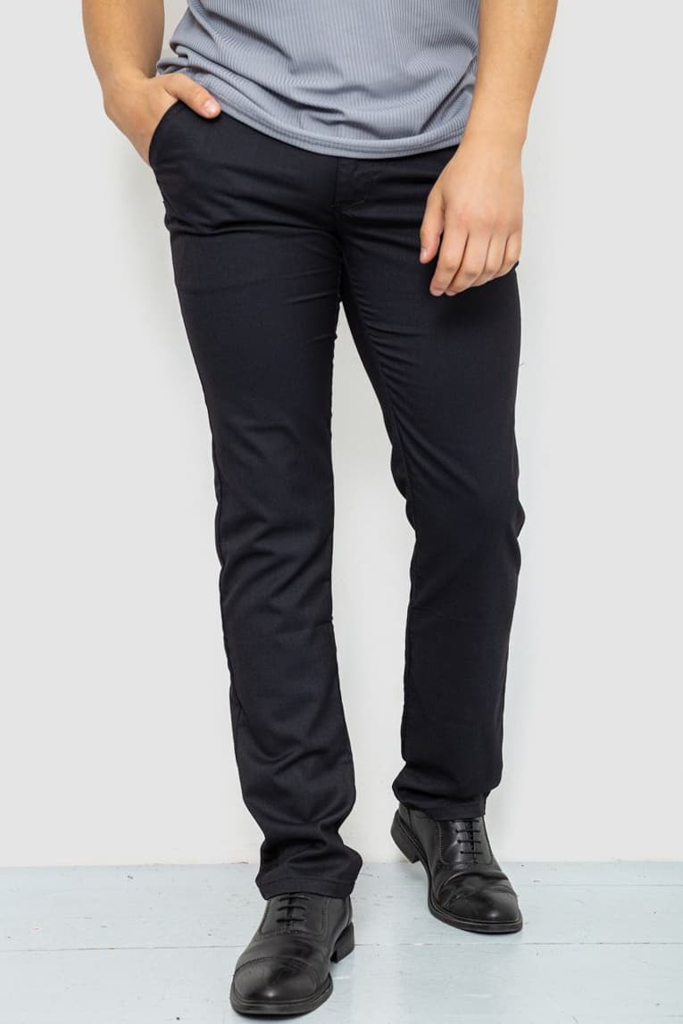 Штани чоловічі, колір чорний, 244R4201 - зображення 1