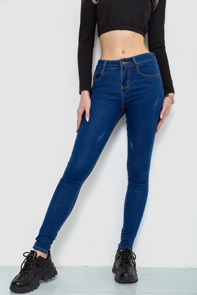 Джинси жіночі, колір синій, 244R201 - зображення 1
