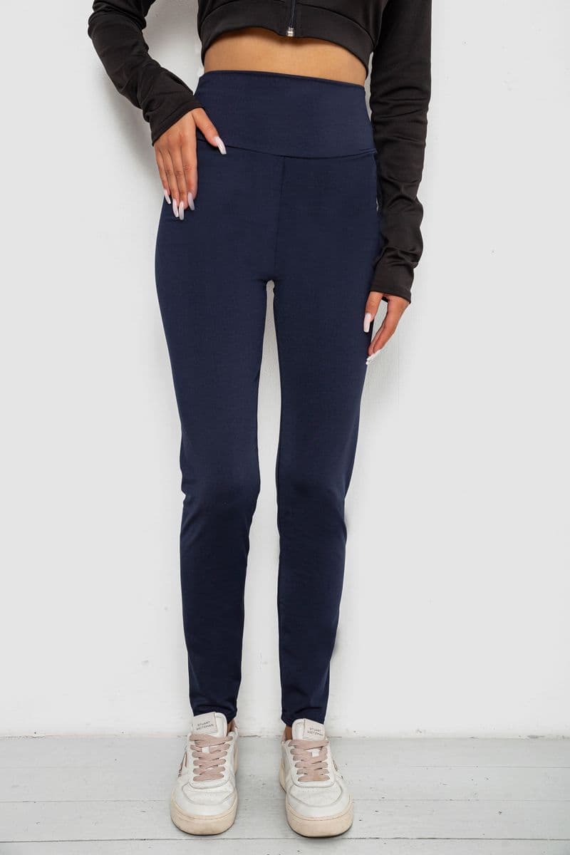 Лосини однотонні, колір синій, 238R58650 - зображення 1