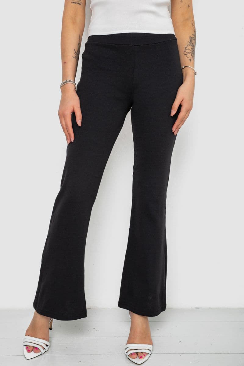Штани жіночі, колір чорний, 238R323 - зображення 1