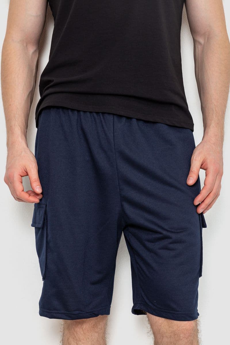 Шорти чоловічі, колір темно-синій, 244R6586 - зображення 1