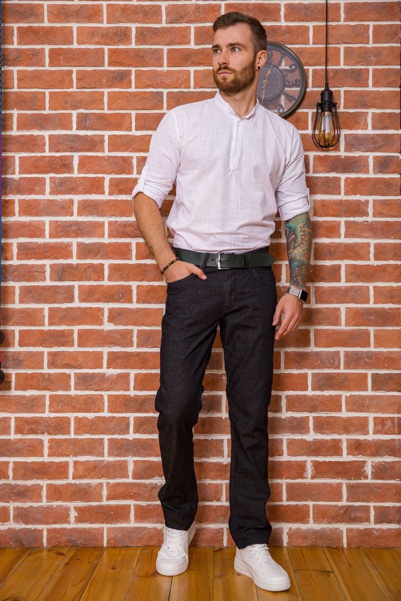 Джинси чоловічі, колір грифельний, 194R40550 - зображення 1