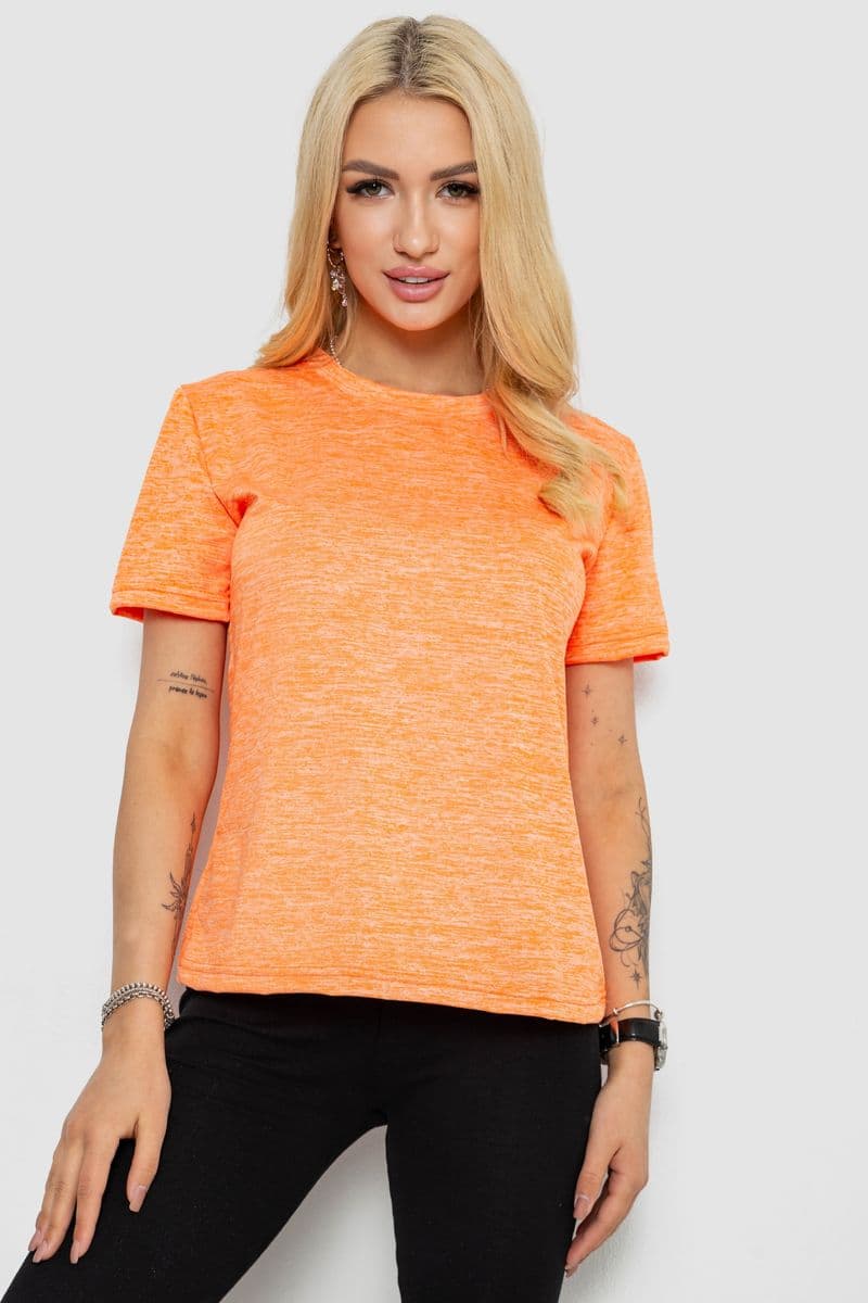 Футболка жіноча, колір помаранчевий, 244R2220 - зображення 1