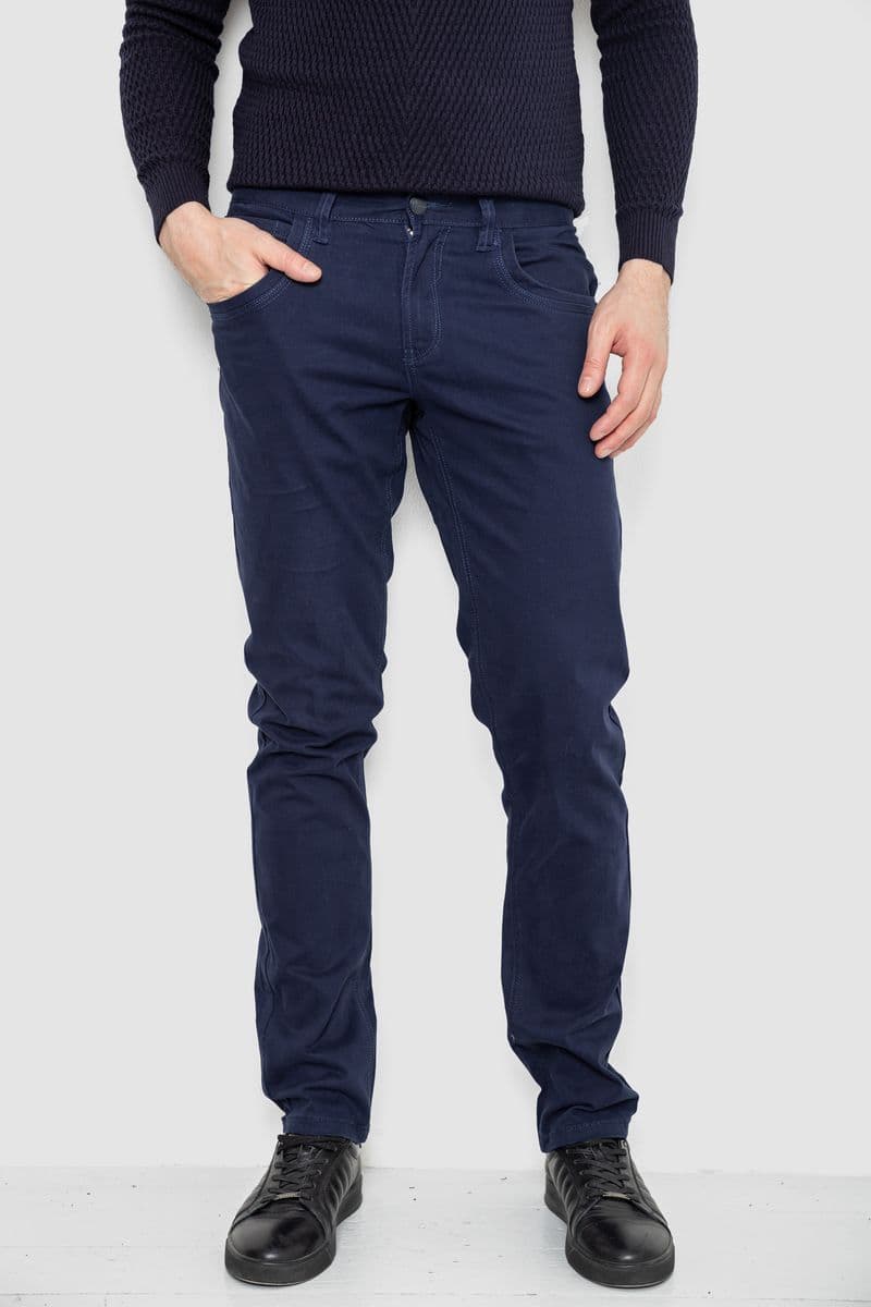 Штани чоловічі, колір синій, 244RW-046 - зображення 1