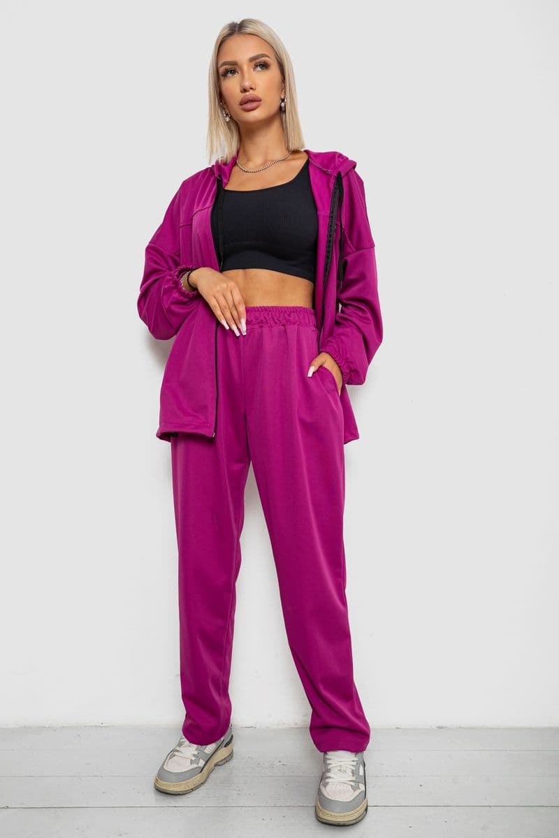 Спортивний костюм жіночий, колір фуксія, 238R114 - зображення 1
