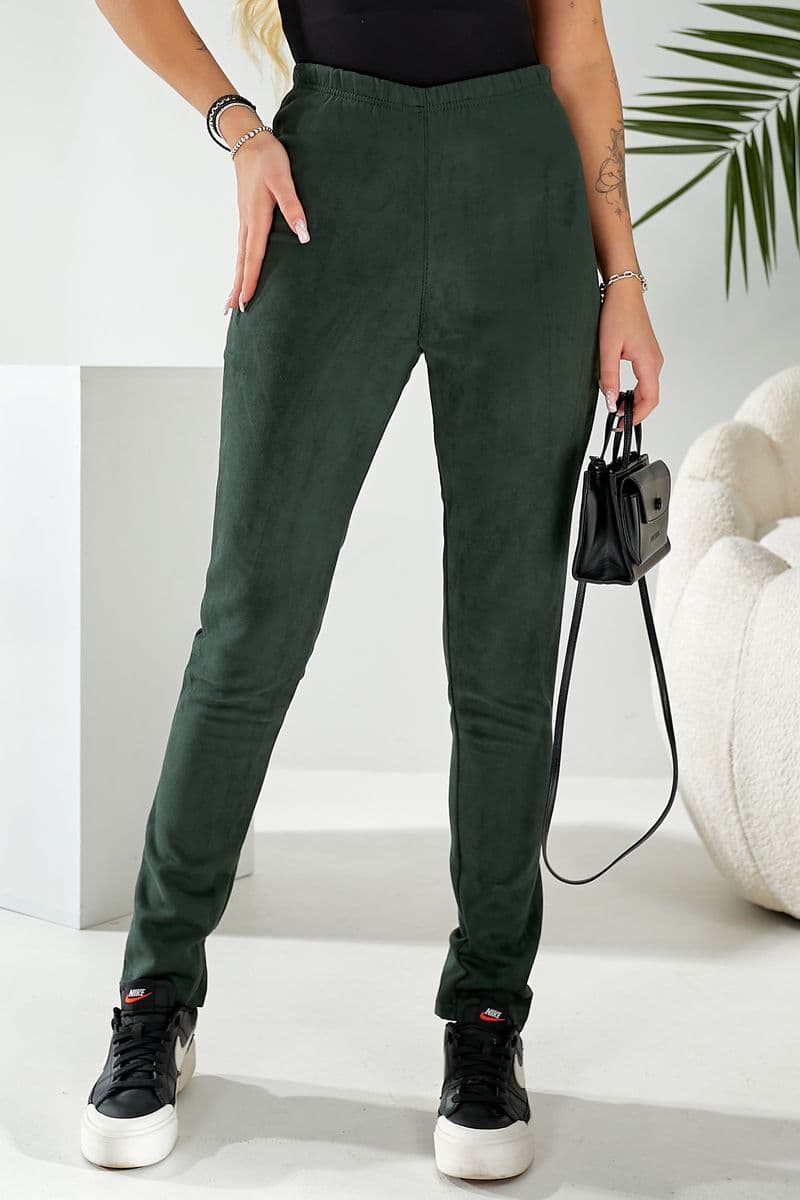 Лосини однотонні, колір зелений, 257R2045 - зображення 1