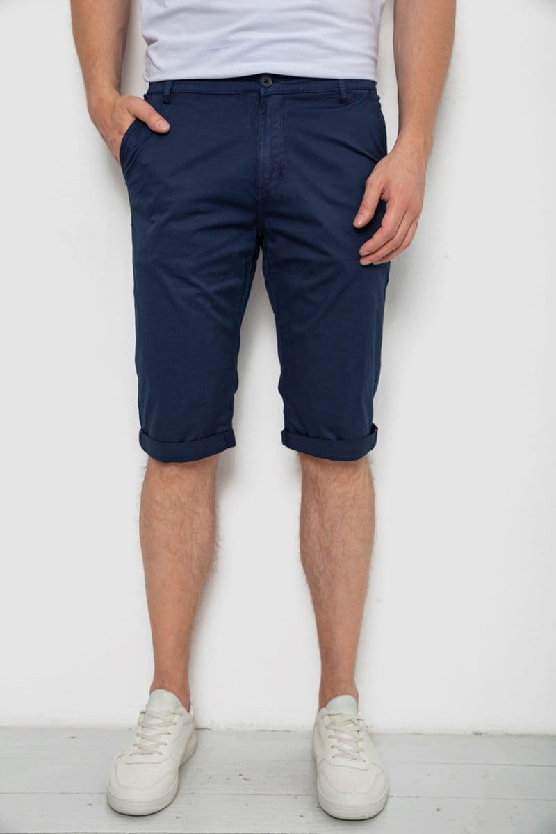 Шорти чоловічі, колір синій, 244RLS24-0181 - зображення 1