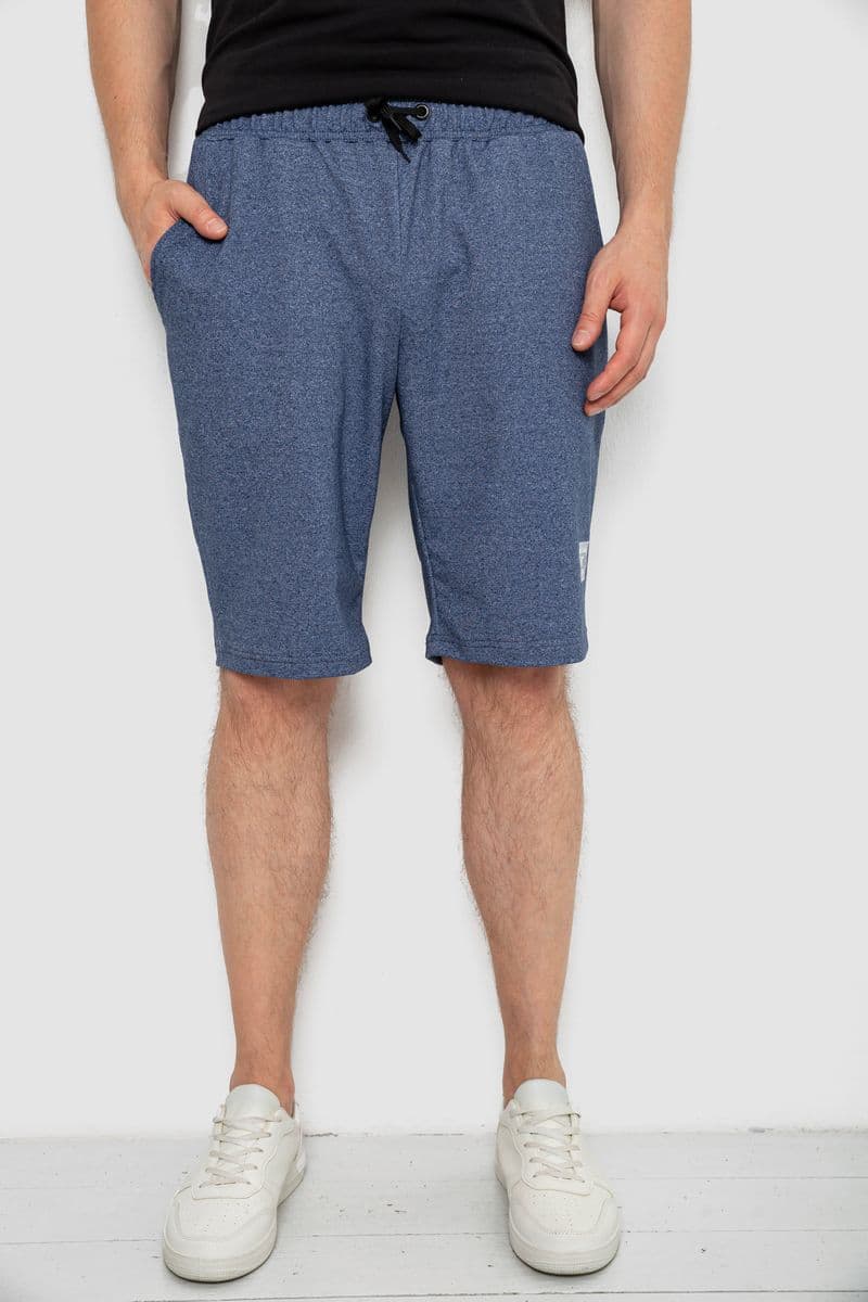 Шорти чоловічі, колір джинс, 241R16222-2 - зображення 1