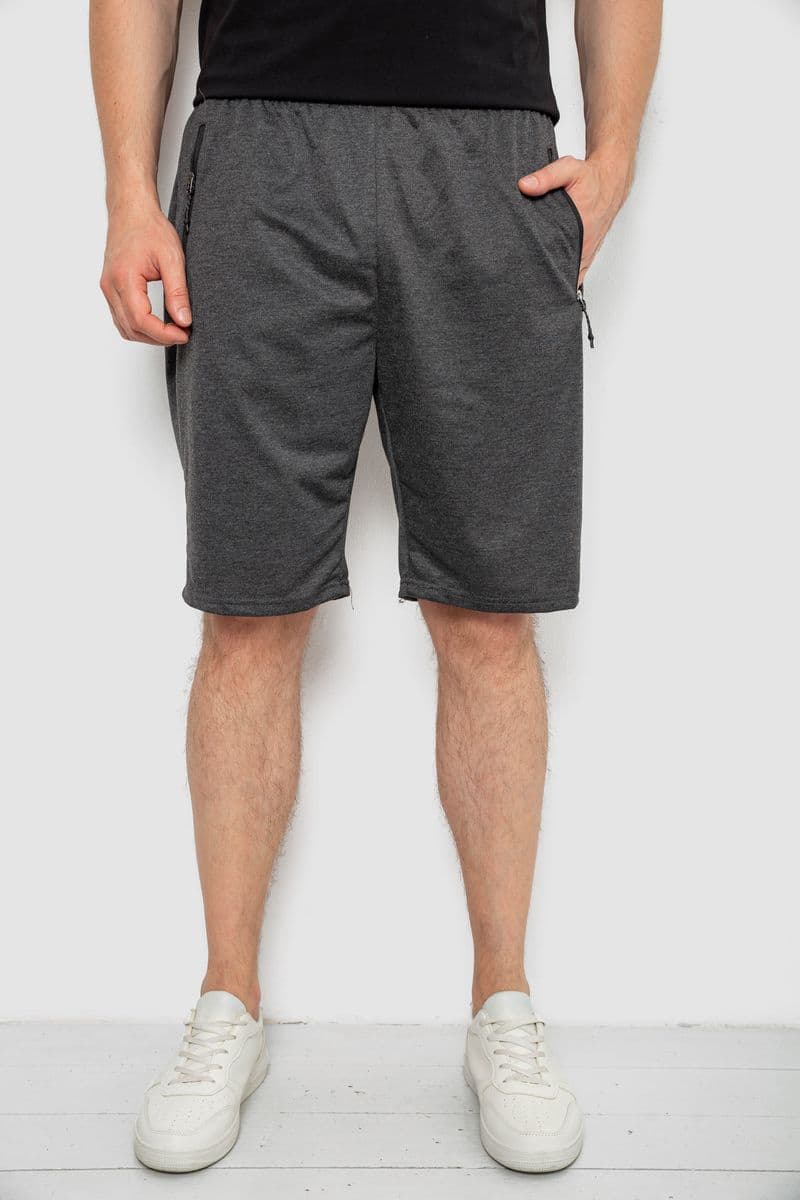 Шорти чоловічі, колір темно-сірий, 244R6596 - зображення 1