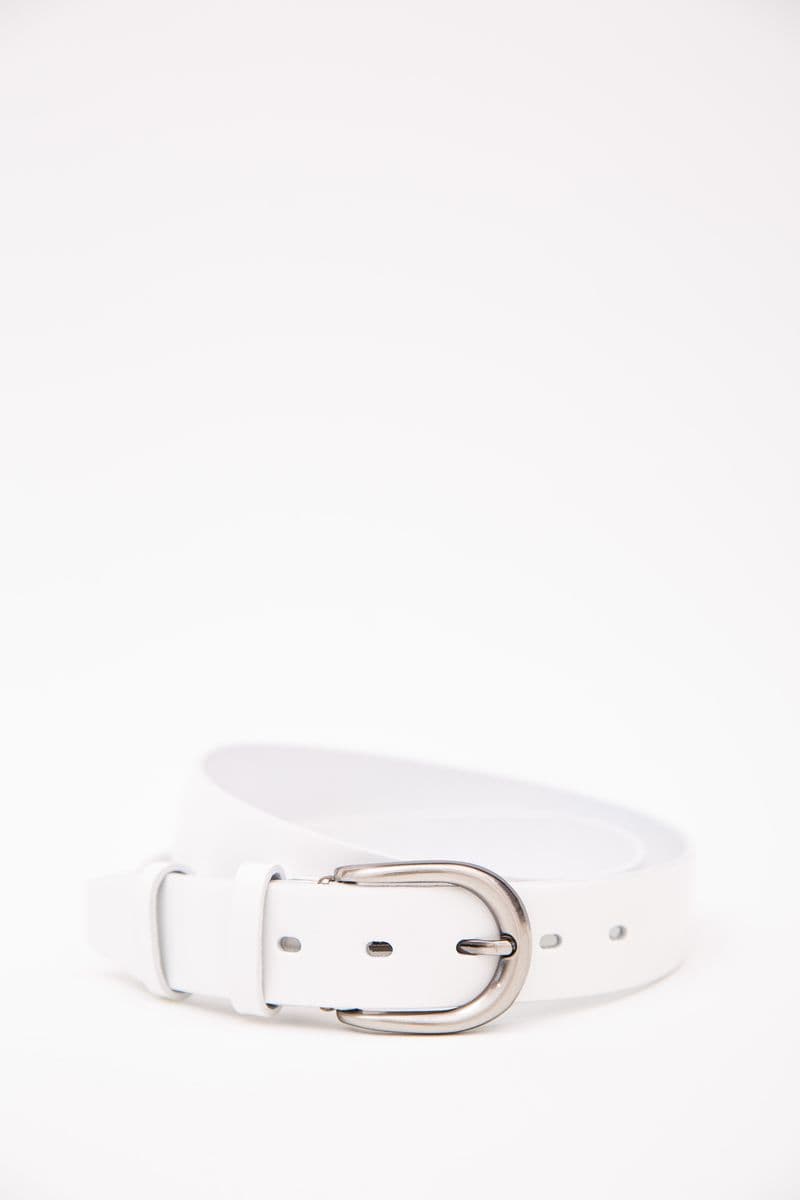 Ремінь женский, колір білий, 196RL35Y0W20 - зображення 1