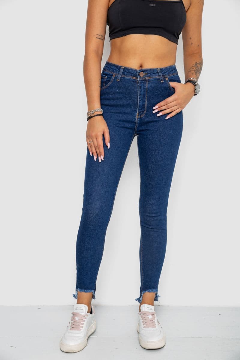 Джинси жіночі, колір синій, 244R520 - зображення 1