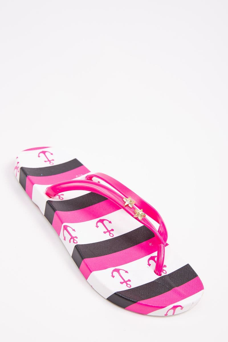 Жіночі пляжні в'єтнамки, рожевого кольору, 190RY-2 - зображення 1