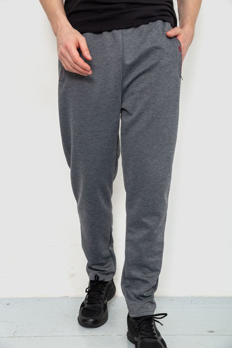 Спорт чоловічі штани, колір сірий, 244R41623 - зображення 1