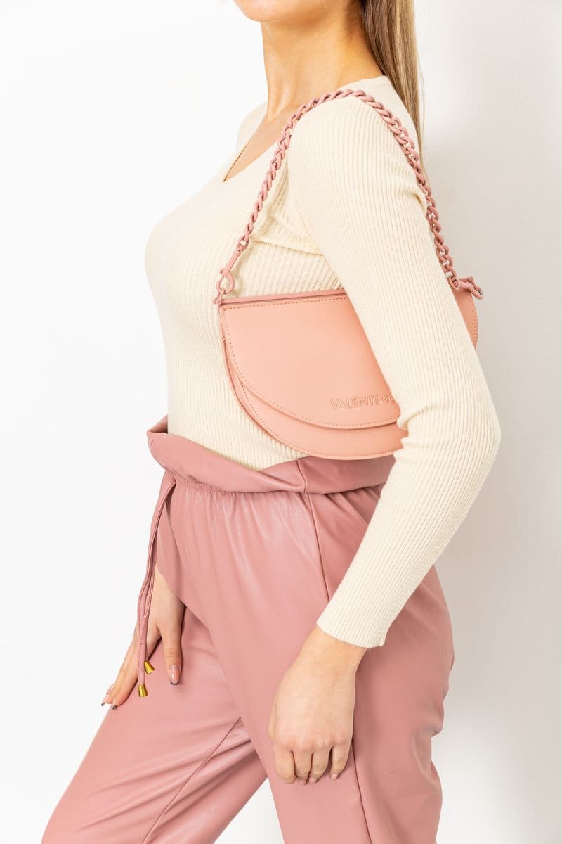 Кофта жіноча у рубчик, колір кремовий, 131R122-1 - зображення 1