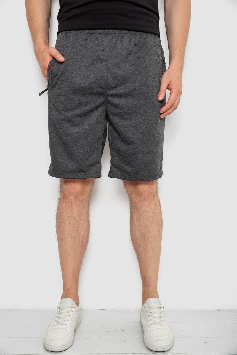 Шорти чоловічі, колір темно-сірий, 244R6589 - зображення 1